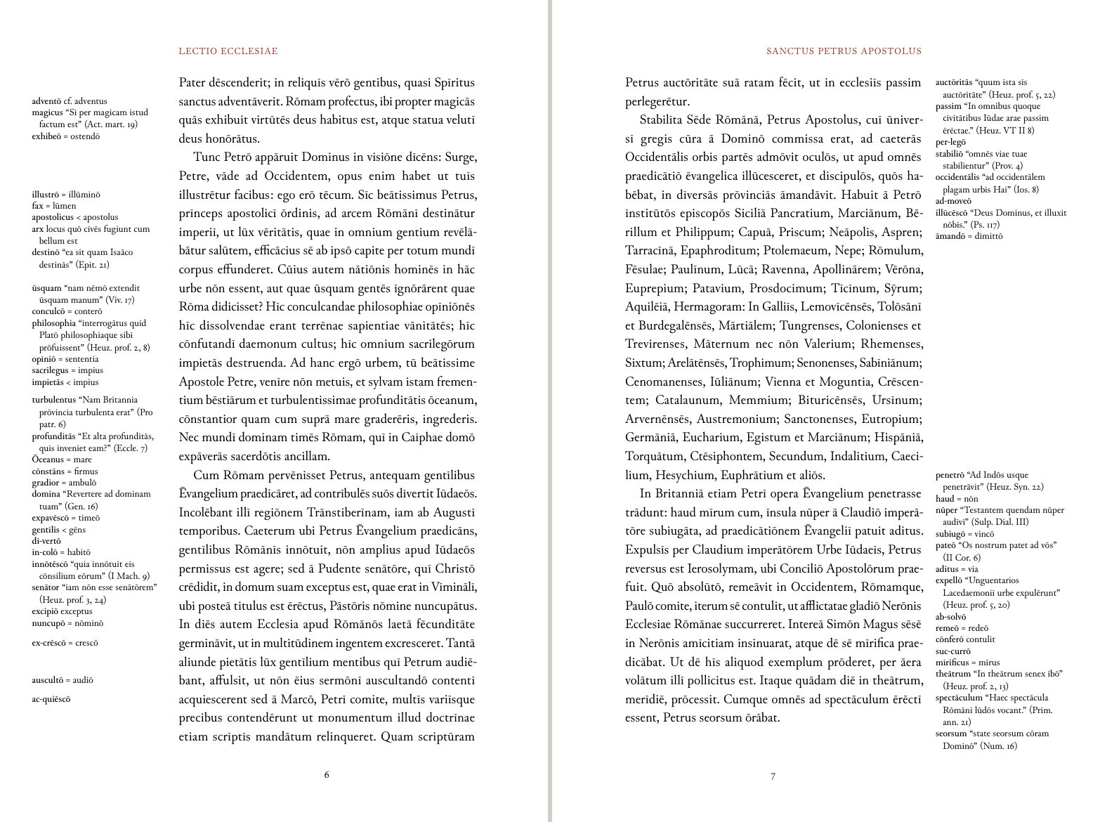 Two facing pages of Selectae Sanctorum Vitae
